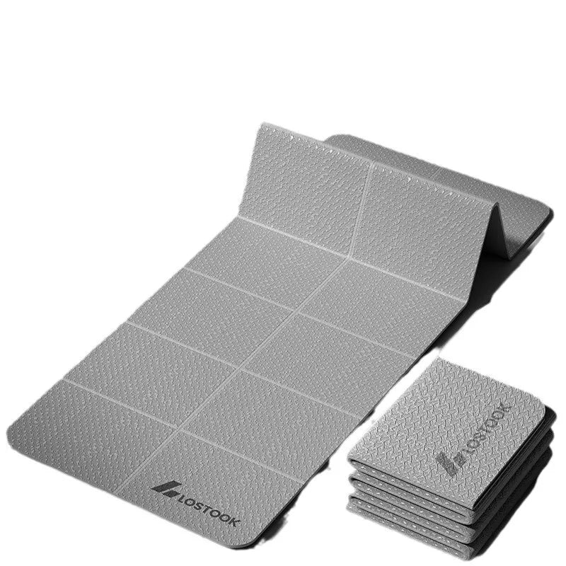 Extra Wide Yoga Mat Thick Foldable Non-Slip Quiet Exercise Mat for Home Workout Fitness 요가매트 - Sun Studio