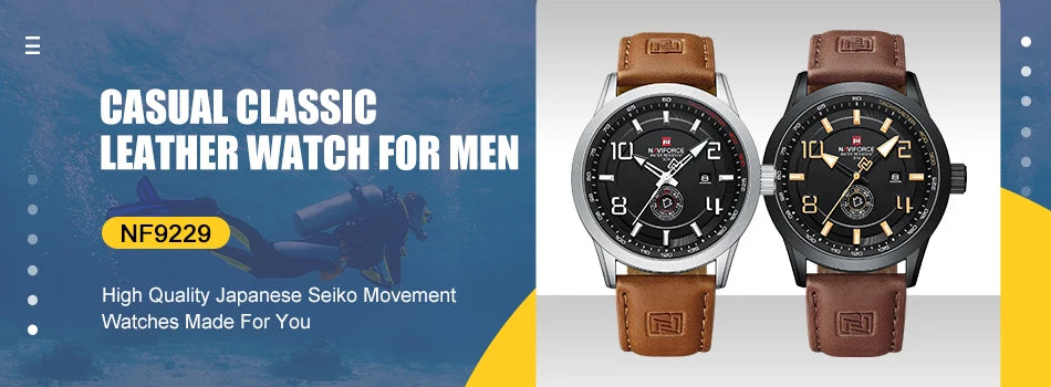 NAVIFORCE Men's Watches Multifunctional Gas phase Digital Display Silicone Strap Screen Boy's Electronic Sports Male Clock Gift - Sun Studio