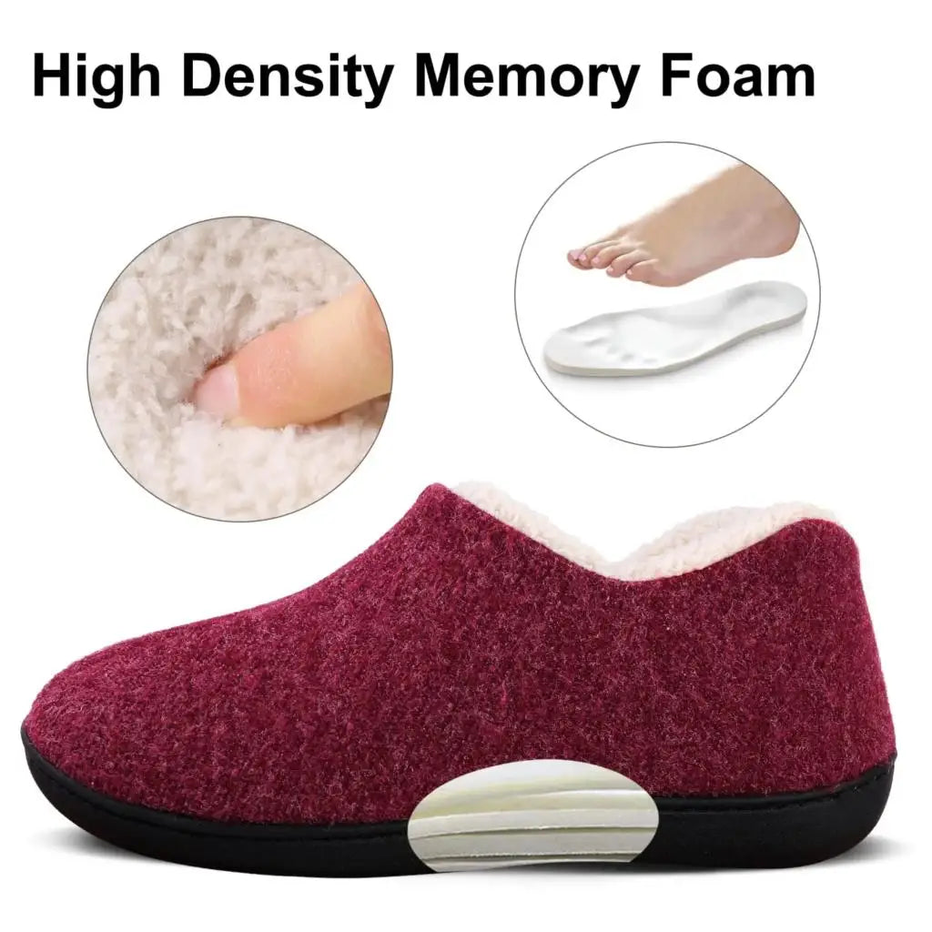 Asgard Winter Cotton Slippers For Men Outdoor Non-slip Warm Slippers Indoor Memory Foam Home Slippers Fashion Casual Furry Shoes - Sun Studio