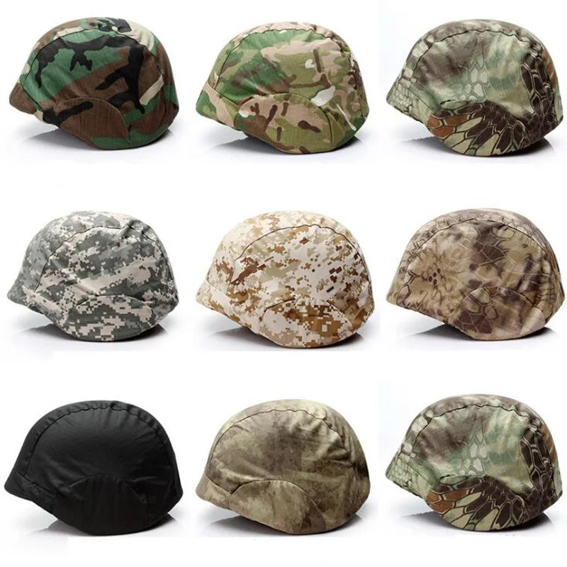 M88 Helmet Cover High-Strength Military Camouflage Paintball Multicam Green M88 Helmet Protective Covers Hunting Helmet Cap - Sun Studio