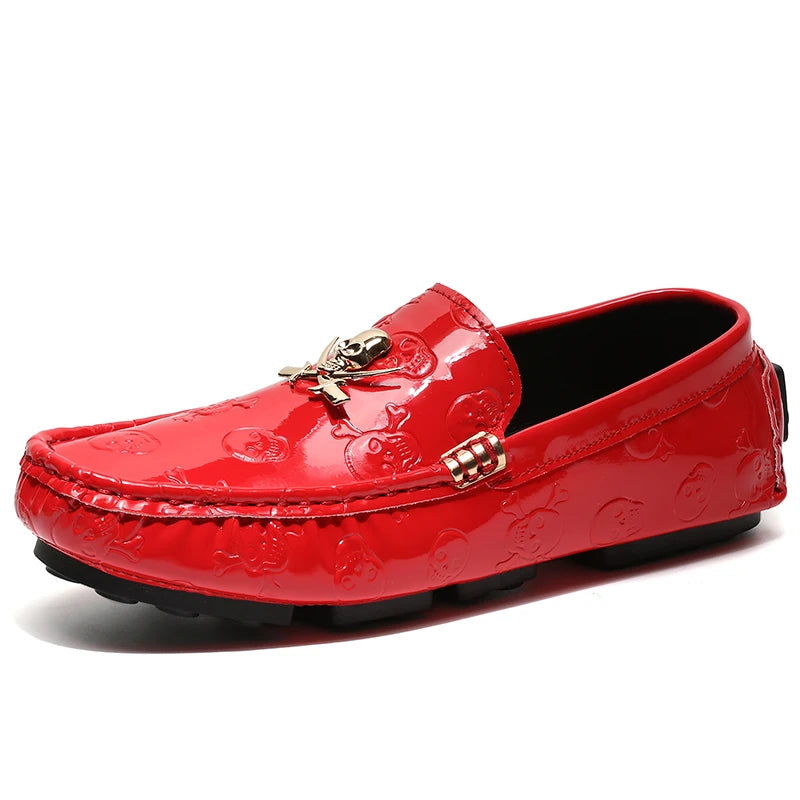 Luxury Style Male Formal Wedding Shoes Slip-on Men Pink Fashionable Casual Moccasins Shoes Big Size 47 48 Adult Party Shoes - Sun Studio