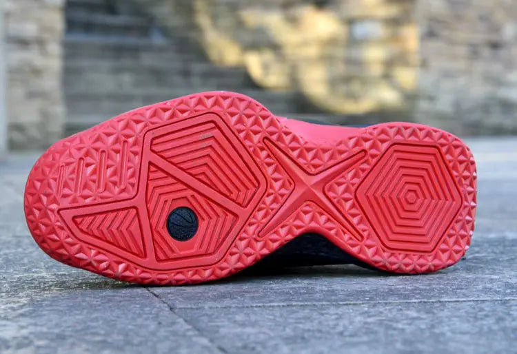 Brand Professional Men's White Red Blue Basketball Shoes Basketball Sneakers Anti-skid High-top Couple Man Basketball Boots