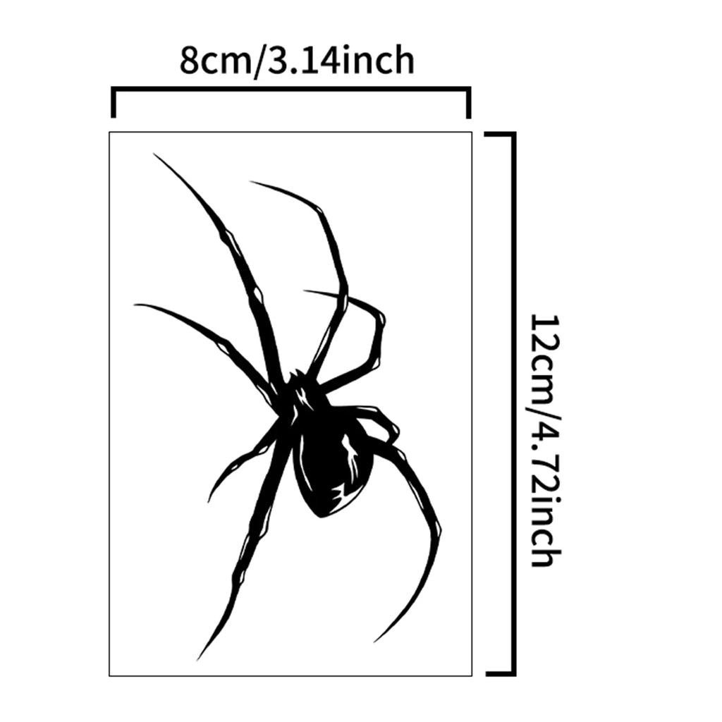 Spider Waterproof Temporary Tattoo Stickers, Long-lasting Waterproof for One to Two Weeks, For Arm, Leg. - Sun Studio