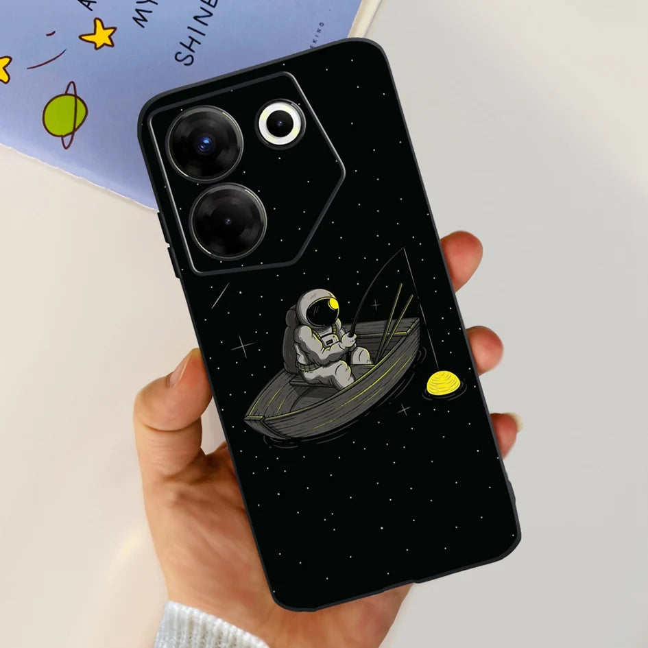 For Tecno Camon 20 Pro 5G Case 2023 Cute Love Heart Football Slim Cover Soft Silicone Funda For Tecno Camon20 Pro 5G CK8n Bumper - Sun Studio