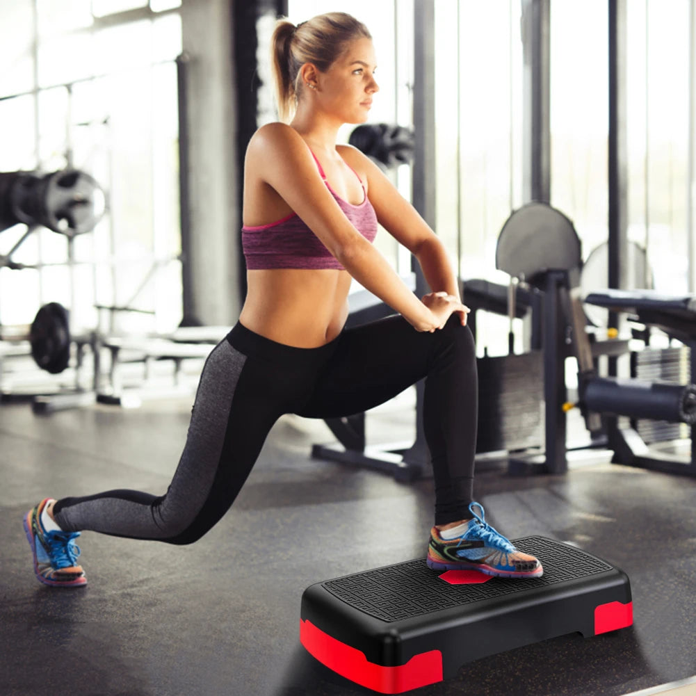 Fitness Height Step Pedal Aerobic Fitness Stepper Cardio Pedal Exerciser Stable 200KG Load Home Training Gym Exercise Foot Pedal - Sun Studio