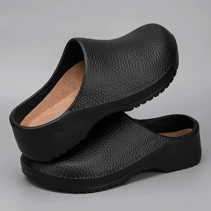 Men Slippers Couples Garden Clog Women Water Proof Chef Shoe Comfortable Sandal Slippers For Pet Workers Outdoor Fishing Shoes - Sun Studio