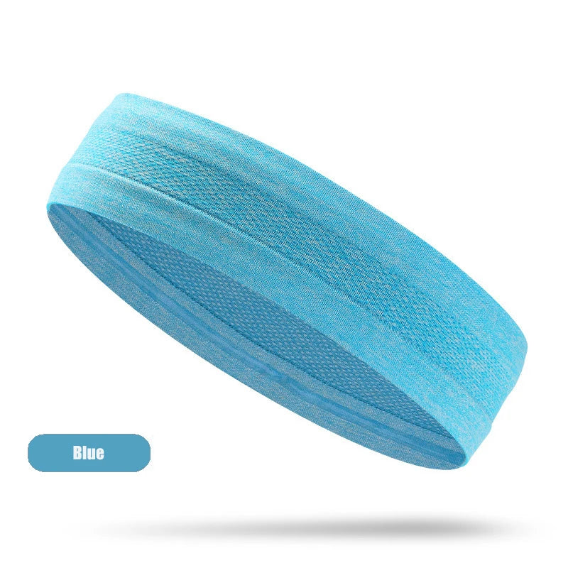 Outdoor Exercise Sweat Absorption Fitness Headband Man Woman Headband Elastic Bicycle Yoga Exercise Sweat Band - Sun Studio