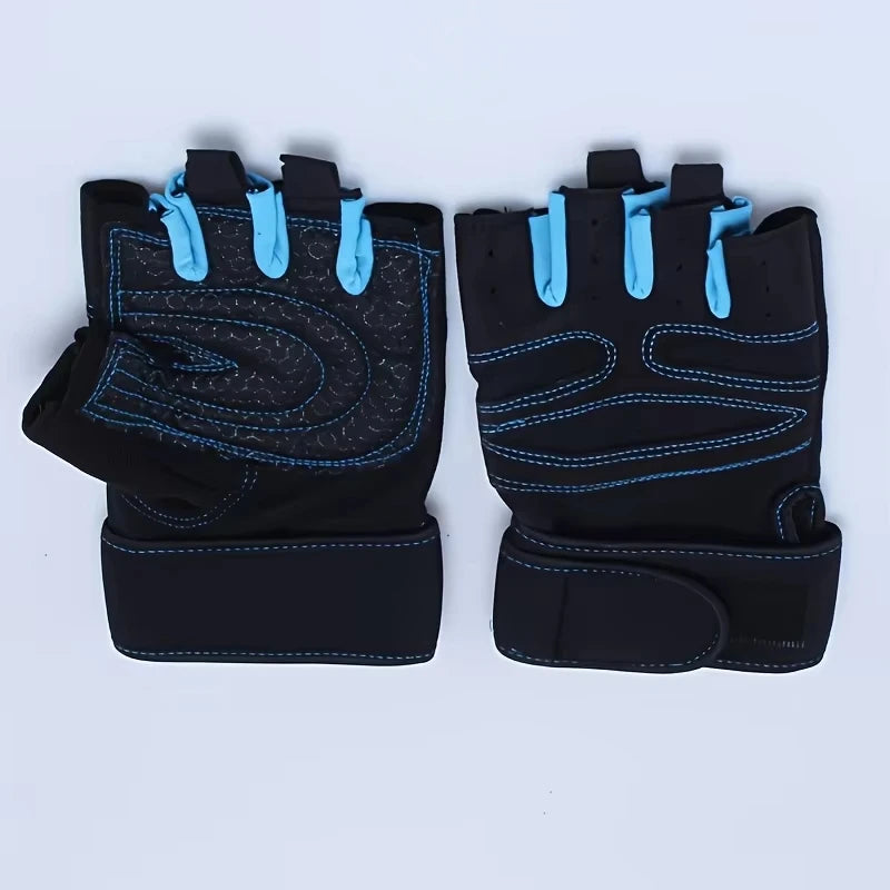 Gym Gloves for Men Women Fitness Weight Lifting Wristband Gloves Body Building Training Sports Exercise Cycling Glove Shockproof - Sun Studio