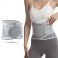 Compression Waist Support Belt with 5 Reinforced Support Plates, Breathable Mesh Back Support, And Adjustable Elastic Compressio - Sun Studio