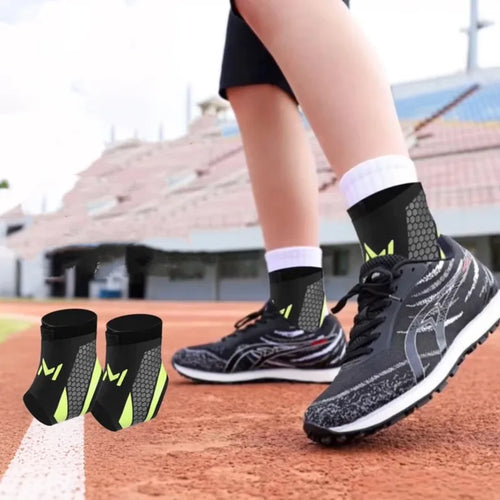 1PC Professional Y-Type Ankle Brace - High Elastic Bidirectional Compression Anti-Sprain Guard for Basketball Sports - Sun Studio