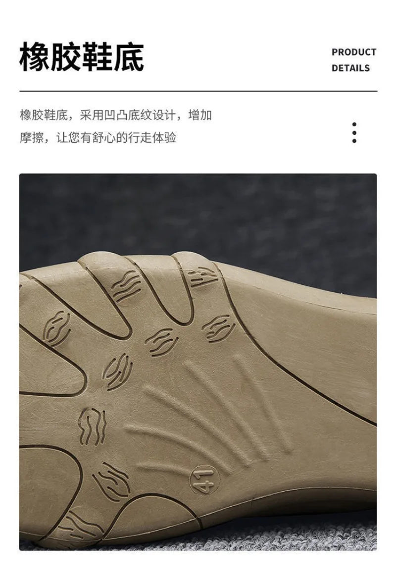 Outdoor Fashion Men's Shoes Loafers Comfort Walking Vulcanzed Sneakers Men Original Men's Ankle Boot Non Slip Work Shoes for Men - Sun Studio