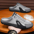Men's Slip-On Lace-Up Casual Sports Shoes Breathable Mesh Unisex Spring Autumn Season Low Cut Flat Footwear Quick Easy Wear - Sun Studio