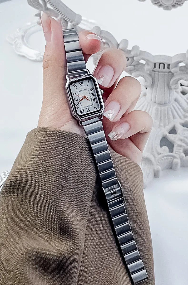 Brand Luxury Women Quartz Watch Casual Fashion Adjustable Stainless Steel Strap Wristwatch Ladies Gifts Watches Reloj De Mujer - Sun Studio