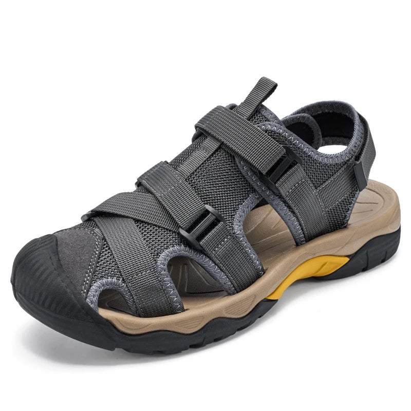 Summer Men Sandals Fashion Men's Casual Shoes Breathable Outdoor Beach Water Sports Shoes Non-slip Man Trekking Toursim Sandals - Sun Studio