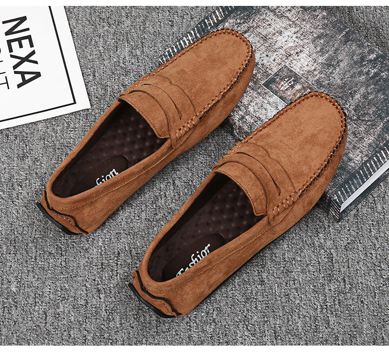 Trend Suede Men Casual Shoes Breathable Comfort Slip-on Mens Driving Shoes Fashion Men Lazy Shoes Luxury Brand Loafers Moccasins - Sun Studio