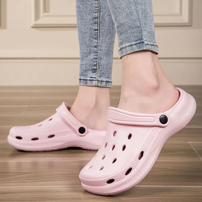 2026Summer Men Clogs Sandals Men's and Women's Leisure Slippers Beach Slides Home Garden Shoes Outdoor Sandals Plus Size46 47 48 - Sun Studio