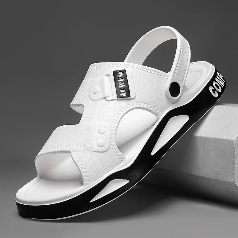 Men's Slippers Summer New Sandals EVA Light Adult Thick-soled Beach Shoes Non-slip Open-toe Sandals for Outdoor - Sun Studio