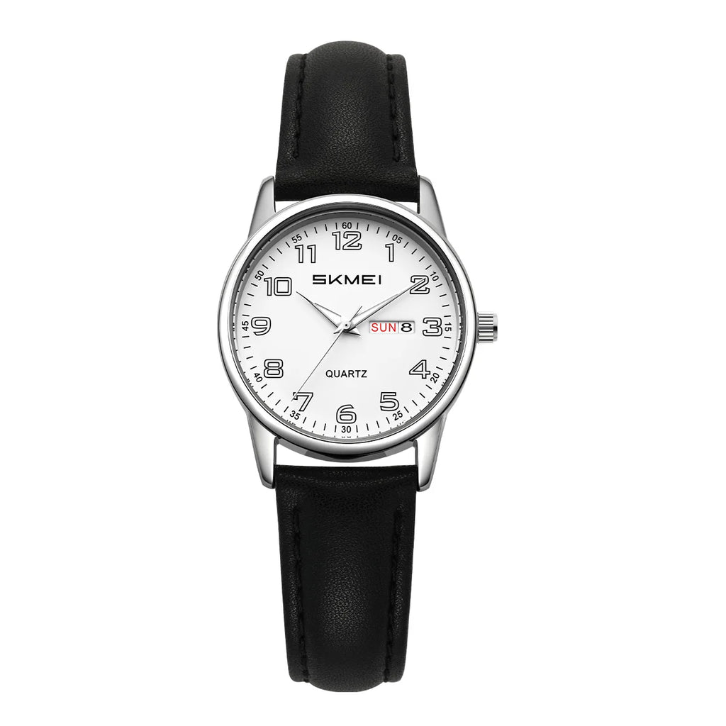 SKMEI Simple Movement Quartz Watches For Men Women Students Date Week Wristwatches Fashion Design Waterproof Watch Reloj Hombre - Sun Studio