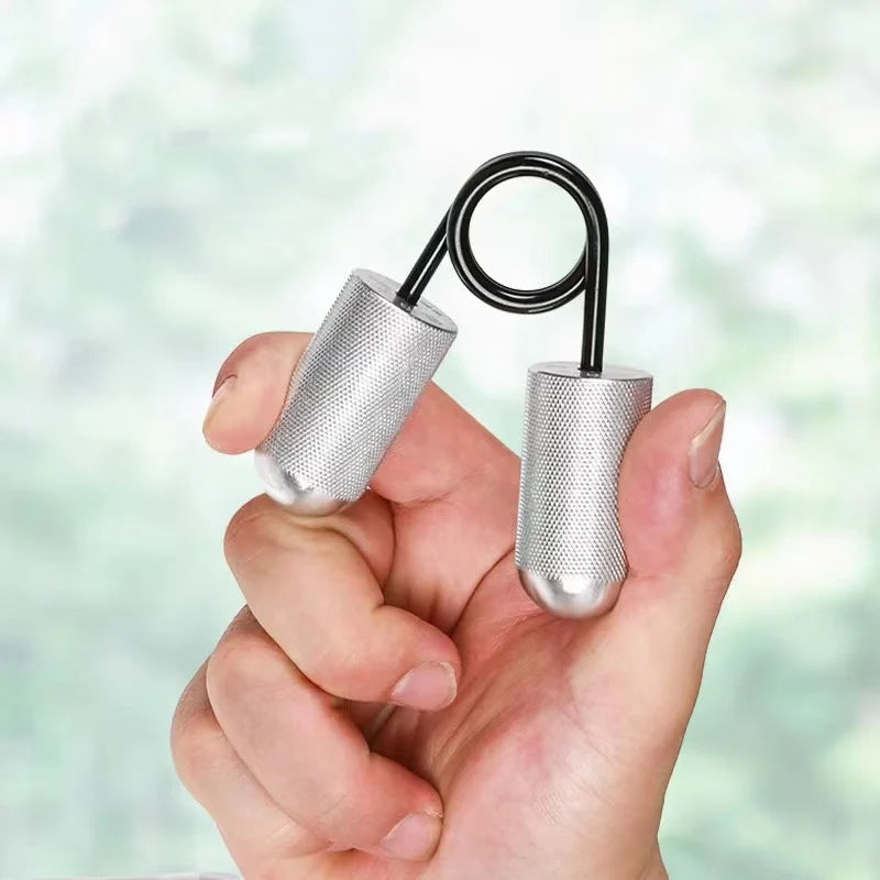 Aluminum Hand Grip Strengthener Finger Exerciser Portable Strength Trainer For Home Gym Stress Relief Unisex - Sun Studio