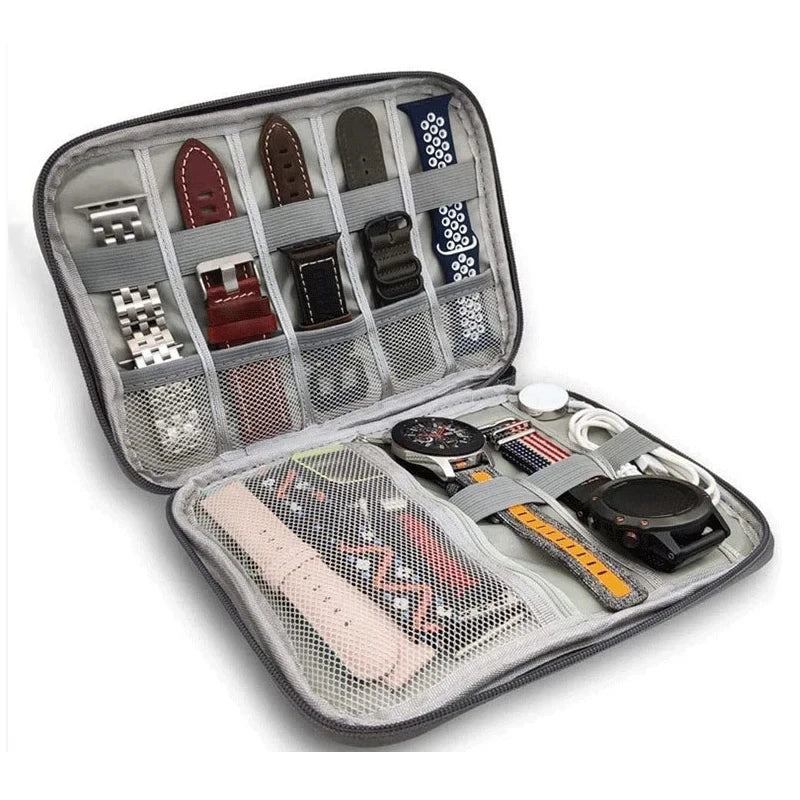 Watchband Bag for Apple Watch Strap Box Case Travel Smart Watch Wriststrap Storage Bag Box Watches Organizer Band Holder - Sun Studio
