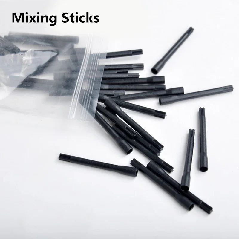 1 Pc Electric Tattoo Ink Mixer Pigment Agitator with 100 PCS Tattoo Blender Sticks Tool for Body Art Tattoo Accessories - Sun Studio
