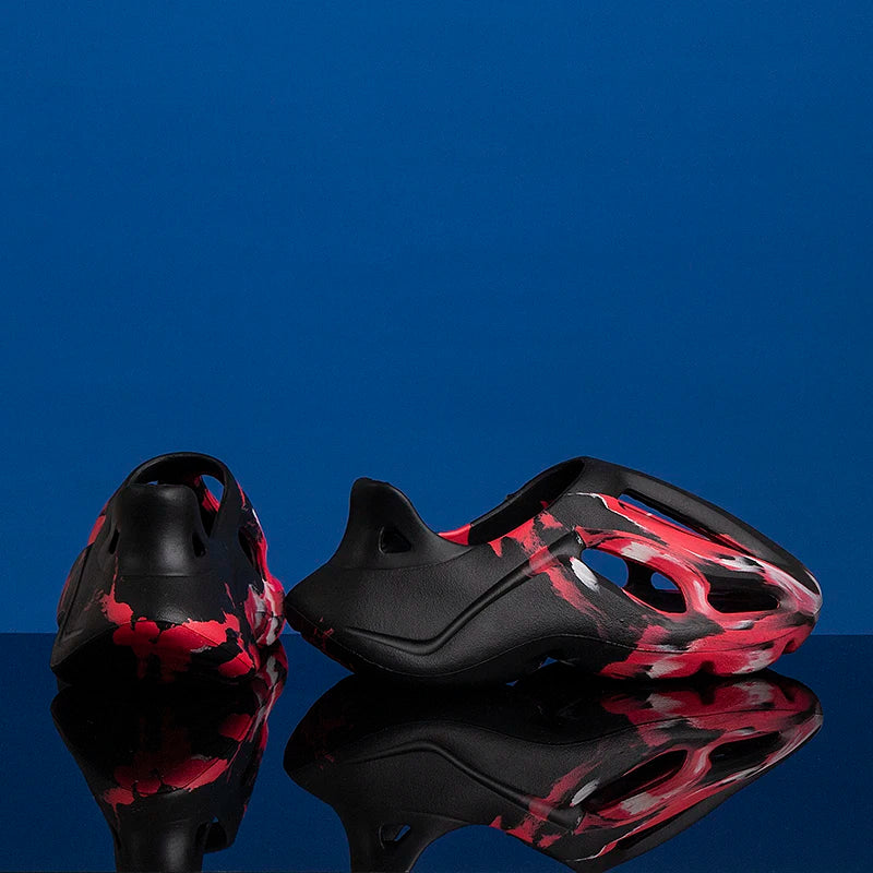 Summer Men Women Slippers Camouflage Platform Outdoor Clogs Shoe Beach Sandals Male Soft EVA Indoor Home Slides Lover Flip Flops - Sun Studio