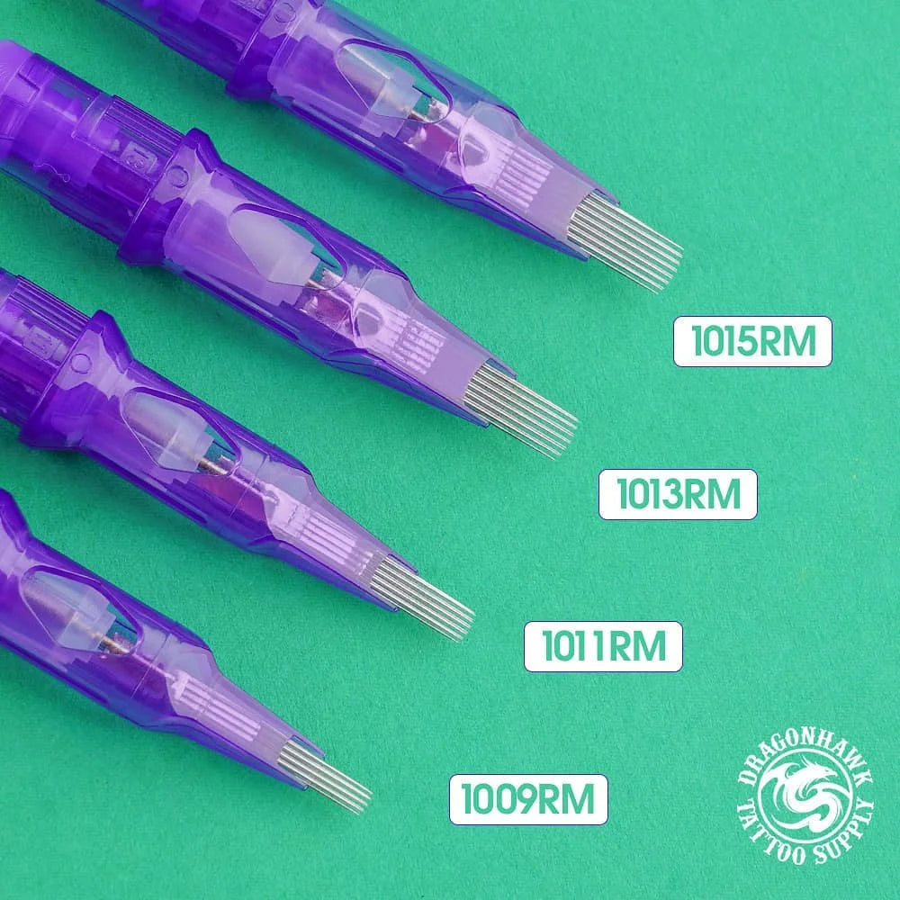 20pcs Mast Pro Tattoo Cartridge Needles RM /M Round Magnum Disposable Permanent Makeup SMP Cartridge Tattoo Needles  Accessories - Sun Studio