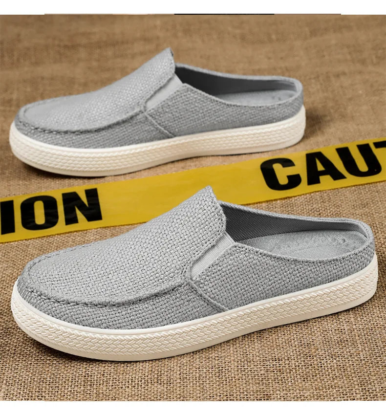 Half Slipper Man Shoes Summer Breathable Casual Comfortable Wearing Outside Slippers At Home Men's Shoes Free Shipping Shoes - Sun Studio
