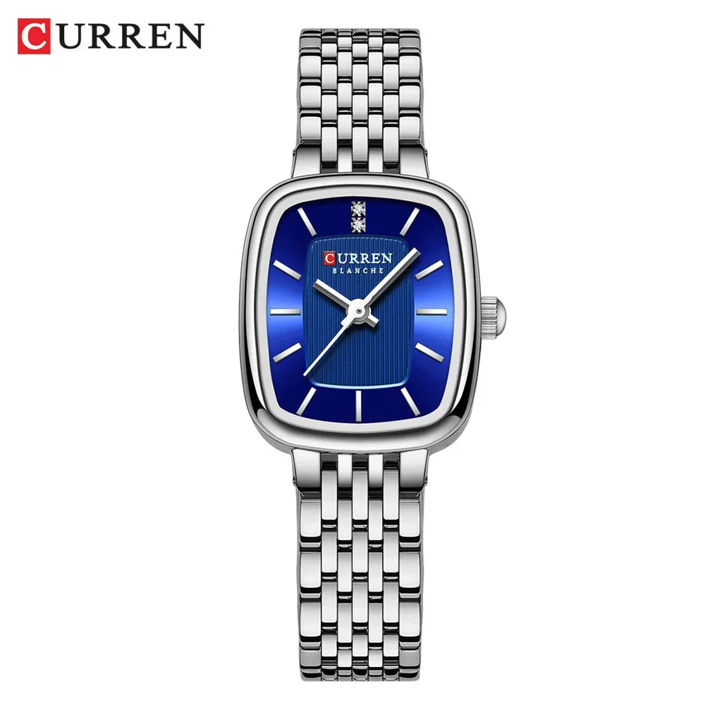 CURREN Luxury Women Watches Fashion Casual FemaleLadies Stainless Steel Quartz Wristwatches Life Waterproof Girlfriend Gift - Sun Studio