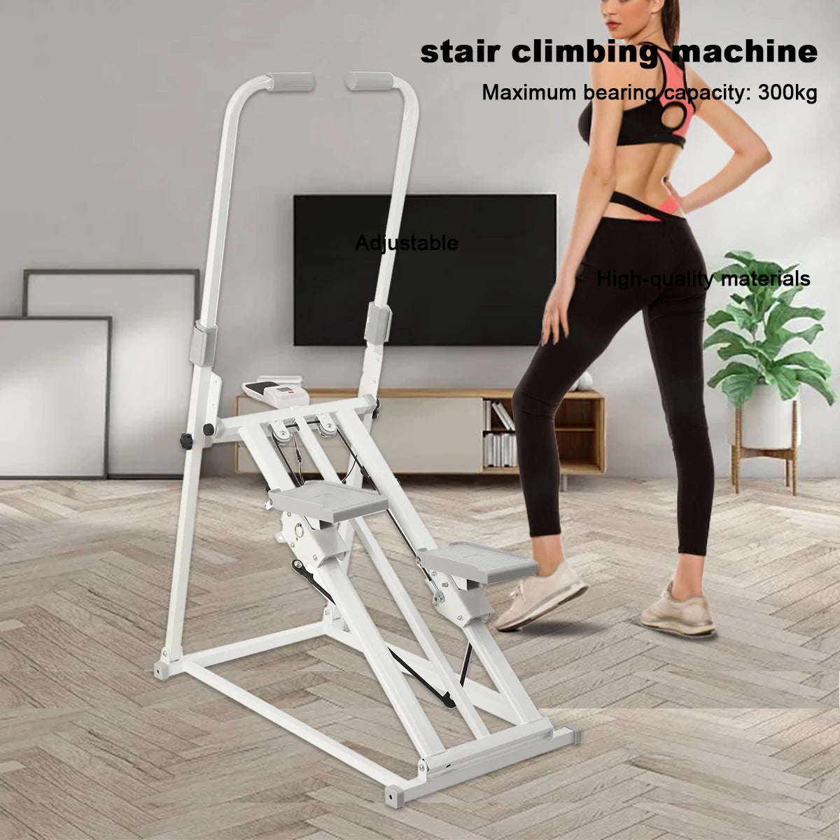 Multi-functional Stair Climbing Machine Fitness Home Treadmill in-situ Indoor Running Pedal Mountaineering Machine Sweating - Sun Studio
