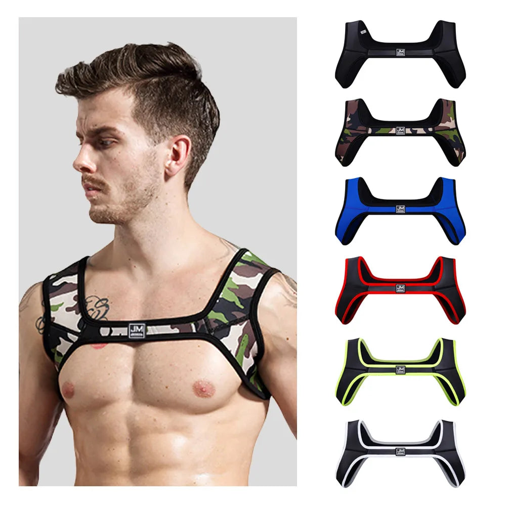 Harnessvest, Neoprene, Protective Gear, Fitness, Fitness Leggings, Exercise & Fitness, Fitness Top, Gay, Chestshoulderstrap - Sun Studio