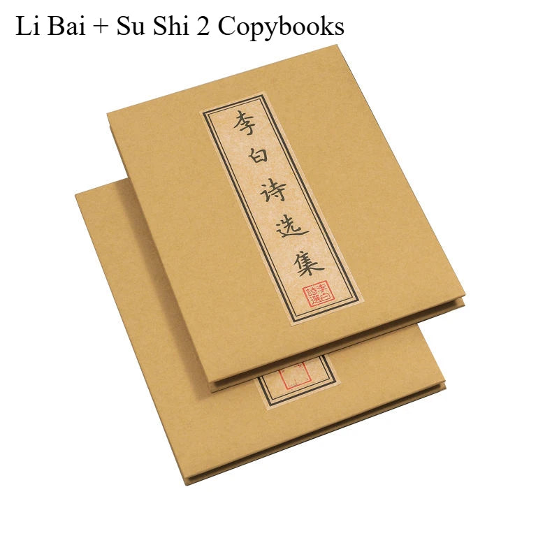 Hairpin Small Regular Script Copybooks Collection of Poems By Famous Ancient Chinese Poets Tang Poetry Song Lyrics Tracing Book - Sun Studio
