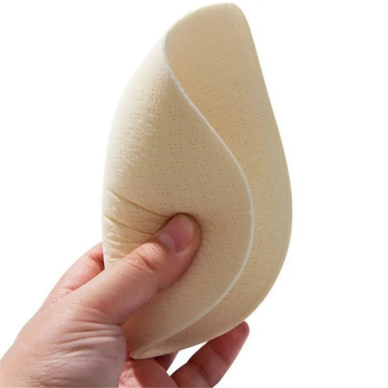 2PCS Thick Latex Bra Pads Push Up Breast Enhancer Removeable Bra Padding Inserts Cups For Swimsuit Bikini Padding - Sun Studio