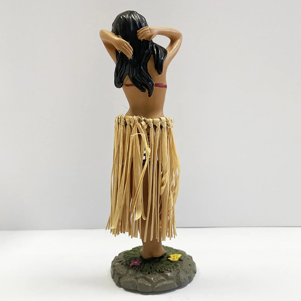 Hawaiian Hula Girl Dashboard Doll with Ukulele for Car Dashboard Collection Figurines Gifts Home Decor Mini Size Doll Dashboard - Sun Studio
