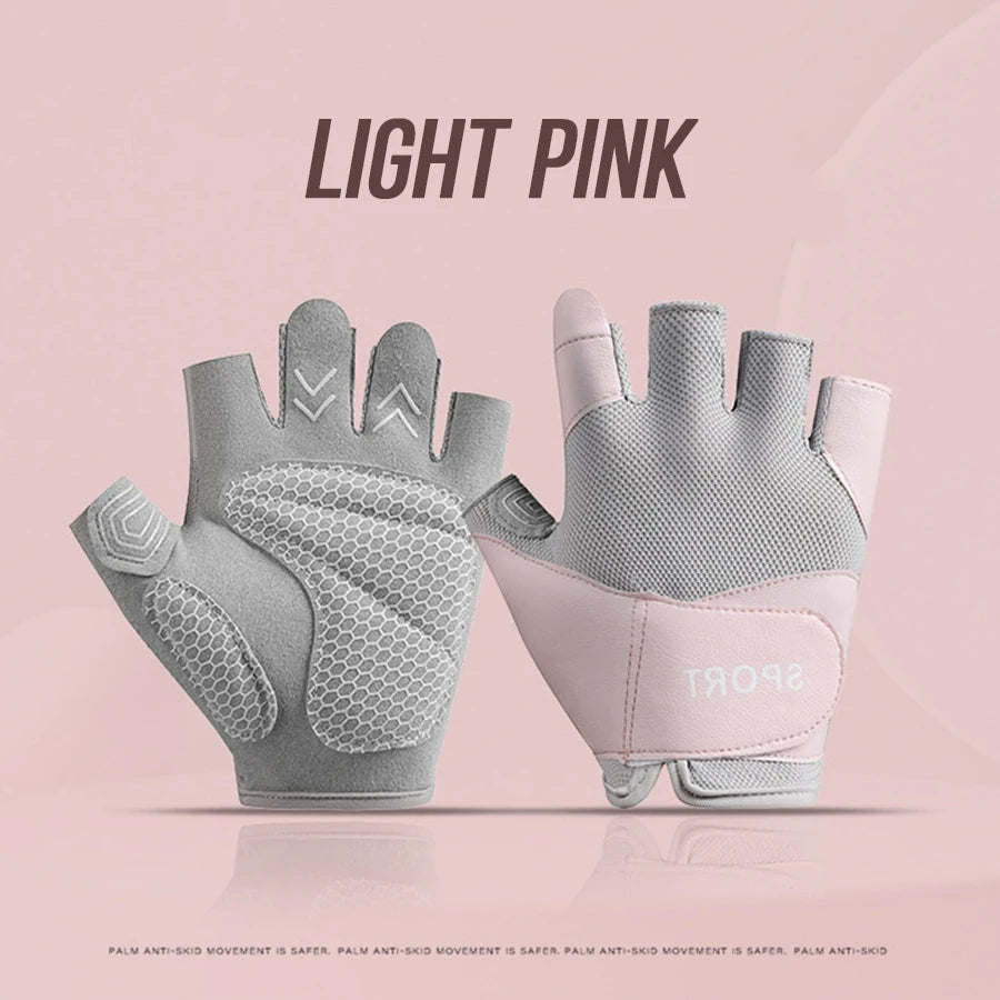 Fitness gloves, women's kettlebells, horizontal bars, rolling iron, lightweight, anti slip sports, anti cocoon riding equipment, - Sun Studio