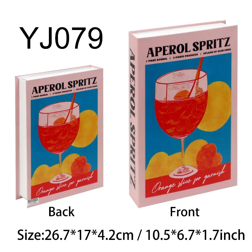 Colorful Travel Series Fake Books For Home Decor Coffee Table Ornaments Fashion Decoration Books for Living Room Amalfi Italy