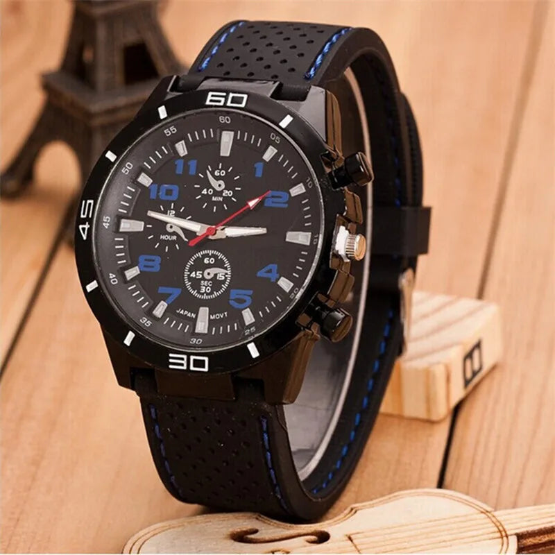 Fashion Date Quartz Men Watches Top Brand Luxury Male Clock Chronograph Sport Mens Wrist Watch Hodinky Relogio Masculino - Sun Studio