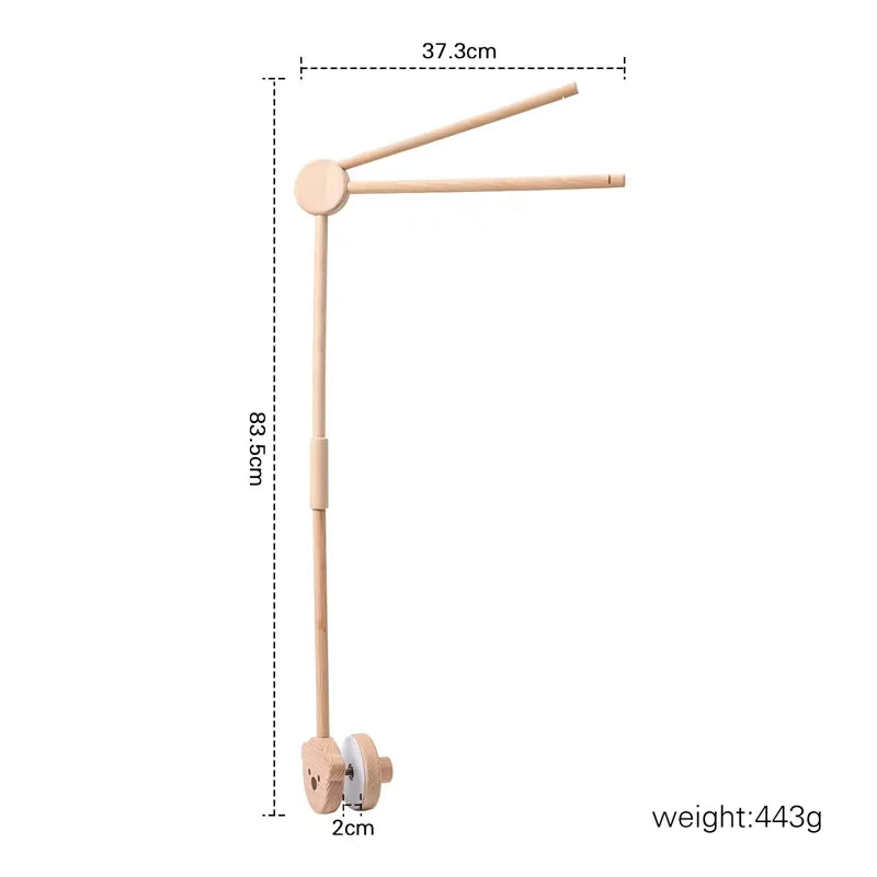 Foldable Baby Play Gym,0 Months Wooden Infant Activity Gym Hanging Toys Tool-Free Assembly Gym,Great for Newborn Development - Sun Studio