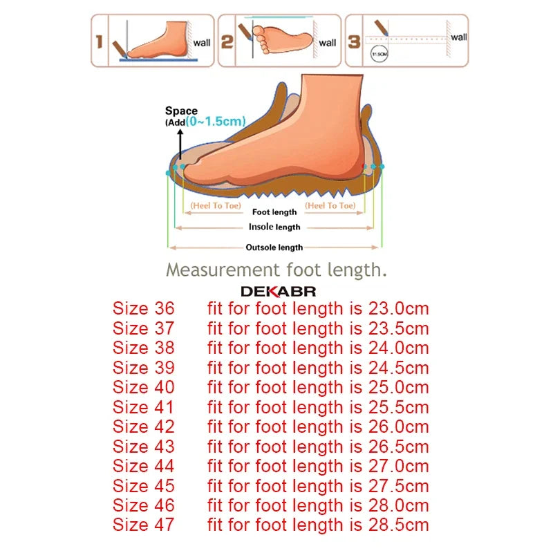 DEKABR Men Casual Flats Fashion Genuine Leather Soft Moccasins Brand Loafers High Quality Breathable Men Shoes Plus Size 36-47 - Sun Studio