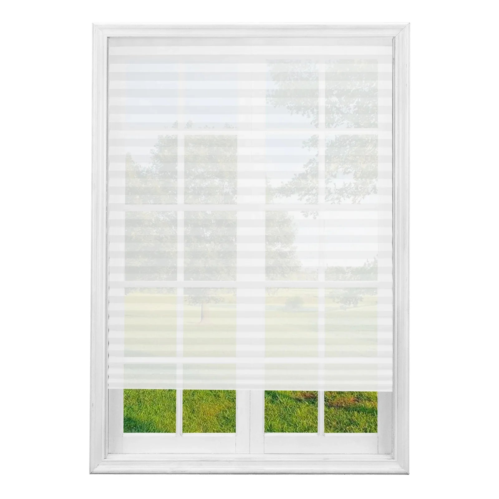 Simple Pleated Window Shades Non-Woven Fabric Self-Adhesive No Drill Blackout Curtains Living Room Bedroom Bathroom Home Decor - Sun Studio