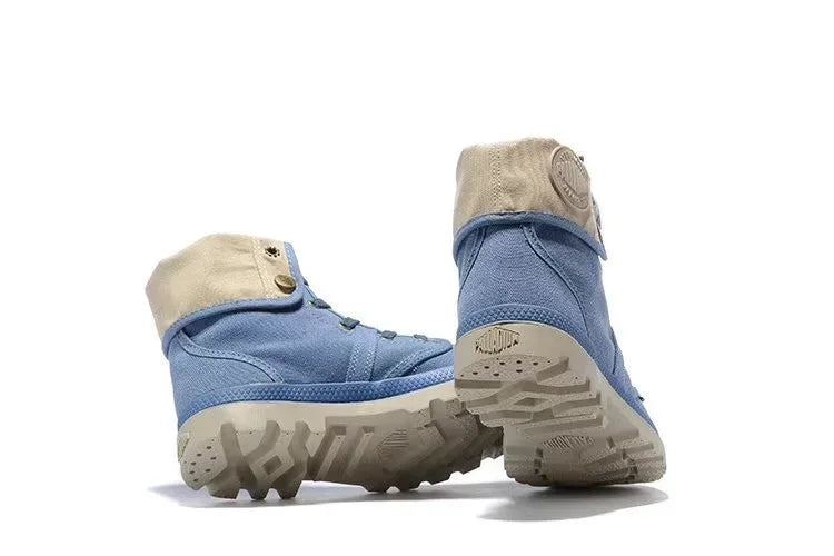 PALLADIUM Pallabrouse Dark Brown Sneakers Men/Women High-top Army Leisure Ankle boots Canvas Casual Shoes Anti-Slip Shoes 36-45 - Sun Studio