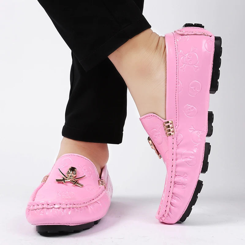 Luxury Style Male Formal Wedding Shoes Slip-on Men Pink Fashionable Casual Moccasins Shoes Big Size 47 48 Adult Party Shoes - Sun Studio