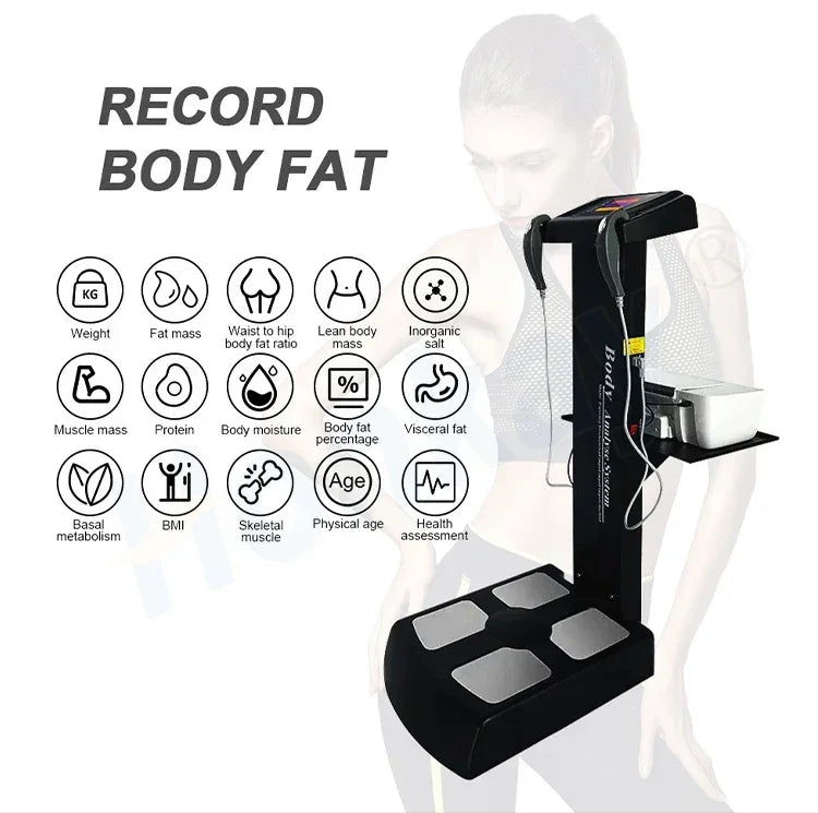 Salon SPA Body Composition Analysis Equipment Bioelectrical Impedance Analyzer With Printer BMI Measurement Machine - Sun Studio