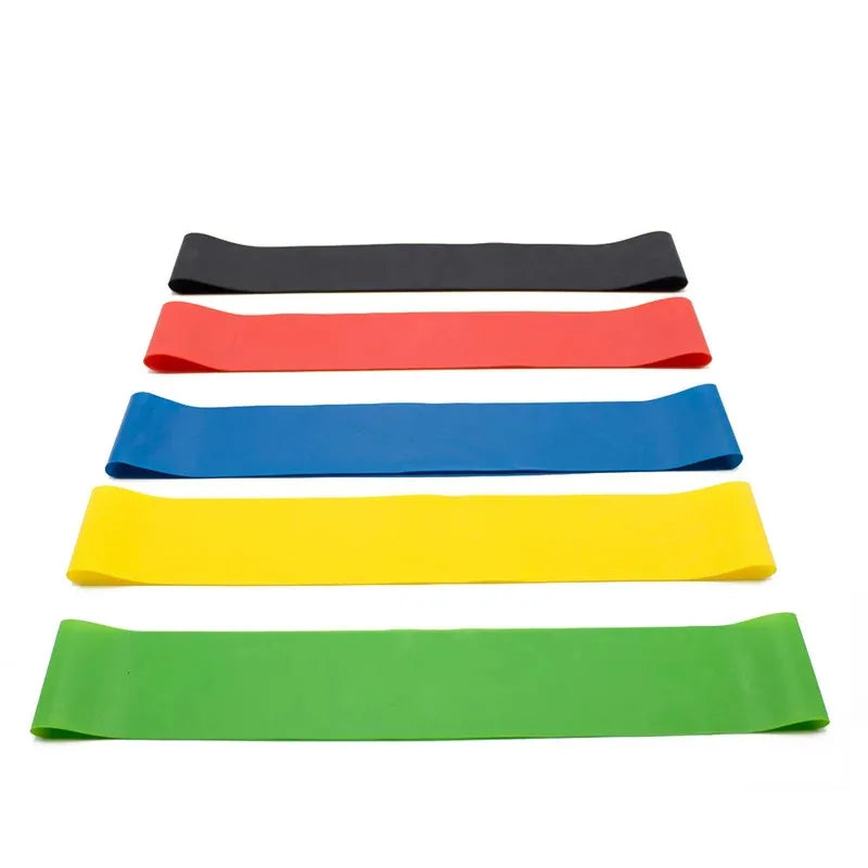 5/4/3/2/1PCS Fitness Equipment, Rubber Resistance Band, Yoga Gym, Elastic Gum Strength, Pilates, Women'S Weightlifting Exercise - Sun Studio