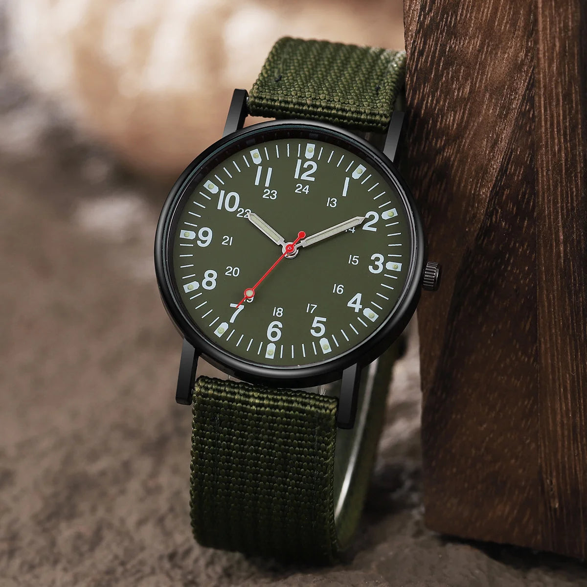 5 pieces/set of sports watches, single nylon strap, outdoor quartz watch, men's watch - Sun Studio