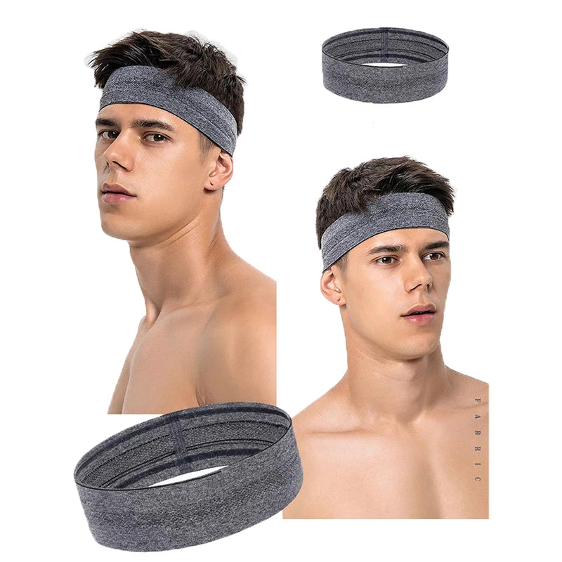Outdoor Exercise Sweat Absorption Fitness Headband Man Woman Headband Elastic Bicycle Yoga Exercise Sweat Band - Sun Studio