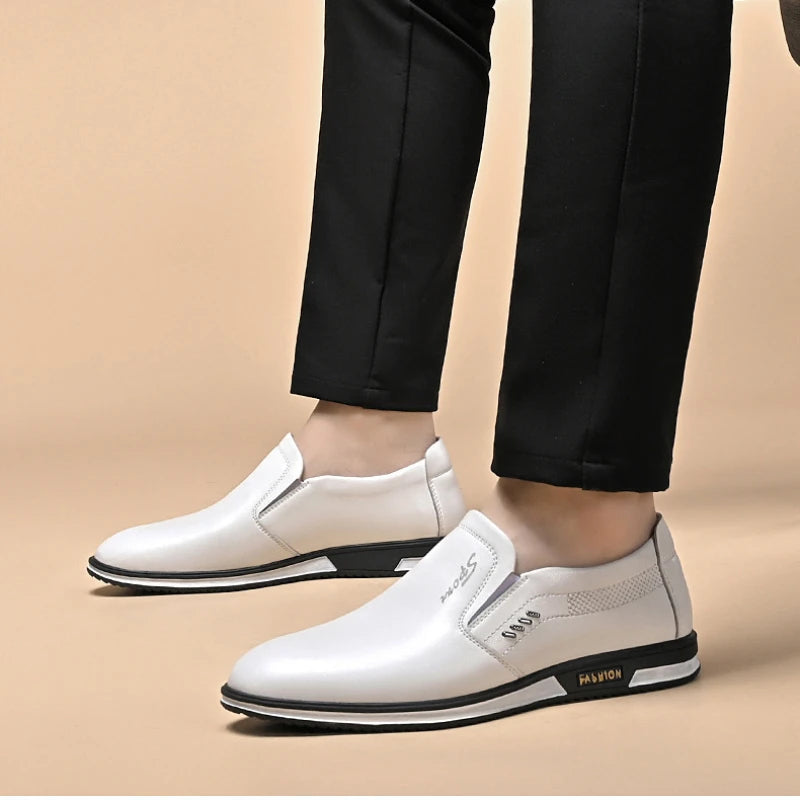 Spring and Autumn Men's English Leather Shoes Outdoor comfor Footwear Men fashion Formal Shoes High Quality trendy Zapatos - Sun Studio