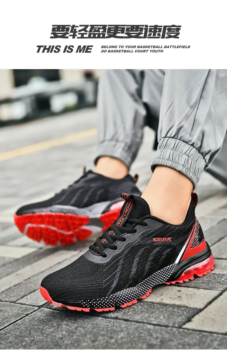 2025 Men's Casual Trainers Shoes Fashionable Sports Comfortable and Breathable Running Shoes Large Size 48 High Top Board Shoes - Sun Studio