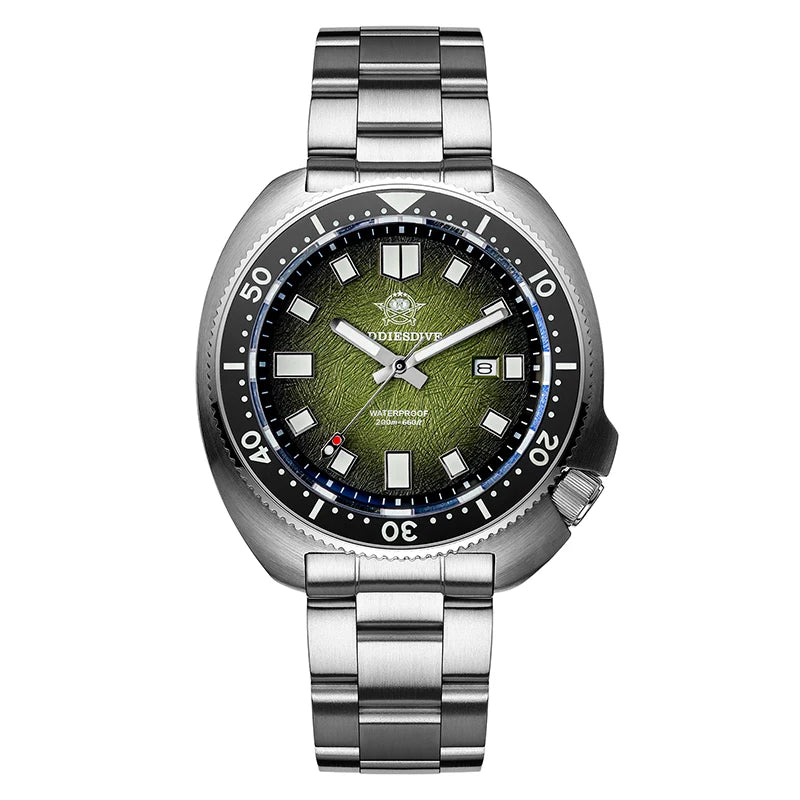 ADDIESDIVE Watch For Man AD2511 Sapphire Glass Window Display BGW9 Luminous 200M waterproof 316L Stainless Steel Quartz Watches - Sun Studio