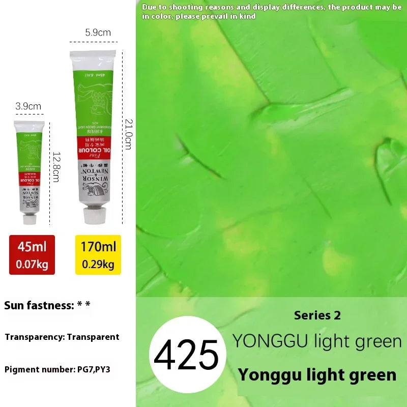 45ml Oil Paint Transparent Tube Fast Drying White Gold Silver Professional Color Painting Supplies For Artists Student Beginners - Sun Studio
